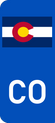 Colorado Euro Flag
