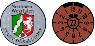 2022 Dusseldorf registration sticker
