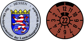 2022 Hessen registration stickers