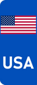 license plate usa flag