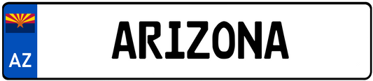 Arizona Euro License Plate
