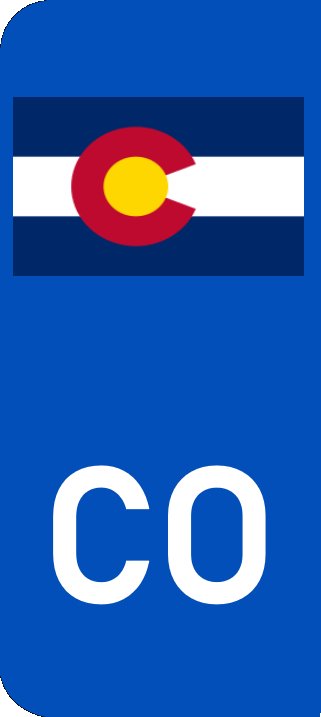 Colorado Euro Flag