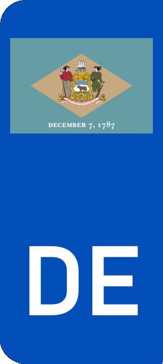 Delaware Euro Flag