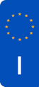 Italy Europlate Flag