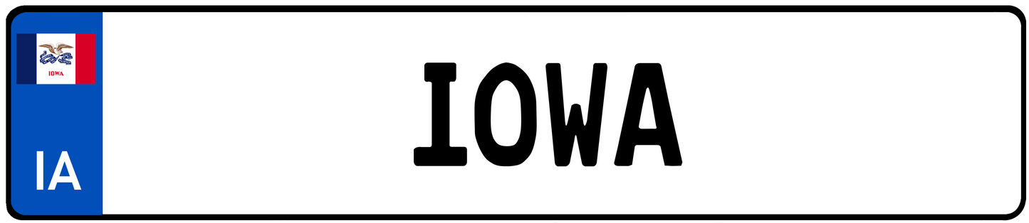 Iowa European Plate