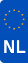 Netherlands Europlate Flag