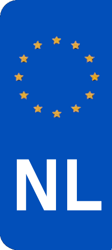 Netherlands Europlate Flag