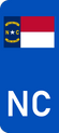 North Carolina Euroflag