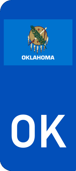 Oklahoma Euro Flag