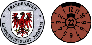 2022 Brandenburg registration stickers