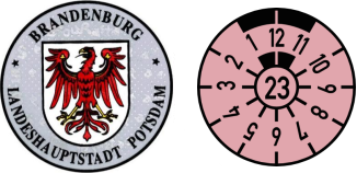 2023 Brandenburg registration stickers