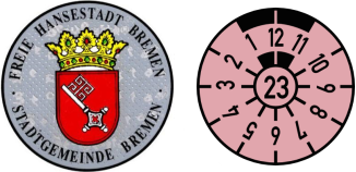 2023 Bremen Registration Stickers