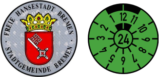 2024 Bremen Registration Sticker