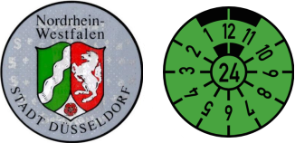 2024 Dusseldorf registration sticker
