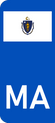 Massachusetts Euro Flag