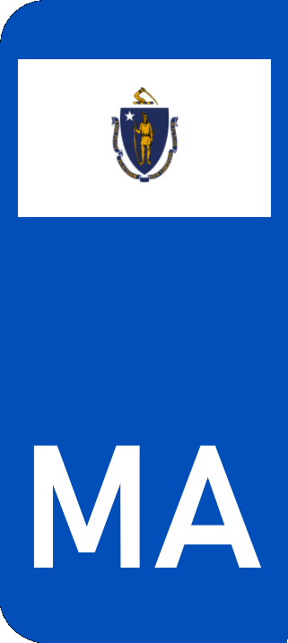 Massachusetts Euro Flag
