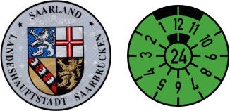 2024 Saarland registration seals
